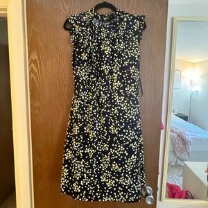 XL Tommy Hilfiger Blue & Yellow Flower Print Dress